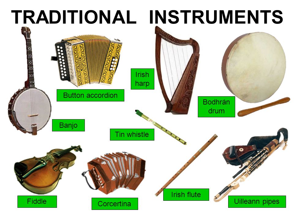 
Traditional Irish music - traditional instruments
